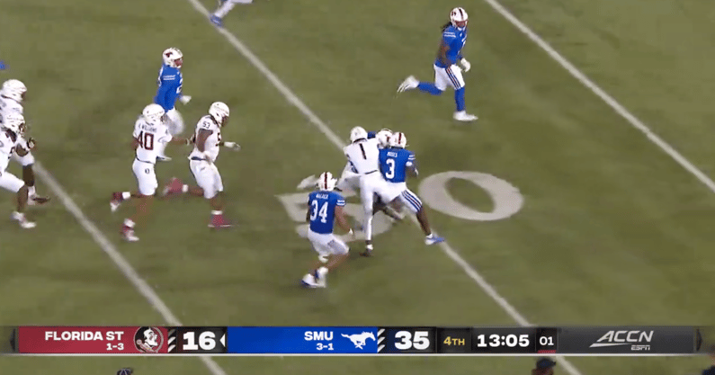 smu-mustangs-kobe-wilson-electric-int-return-for-td-vs-fsu